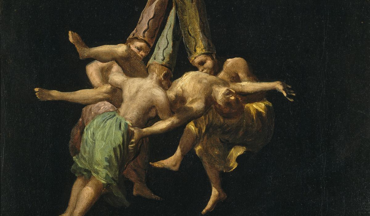 'Vuelo de brujas' (1798), de Francisco de Goya.