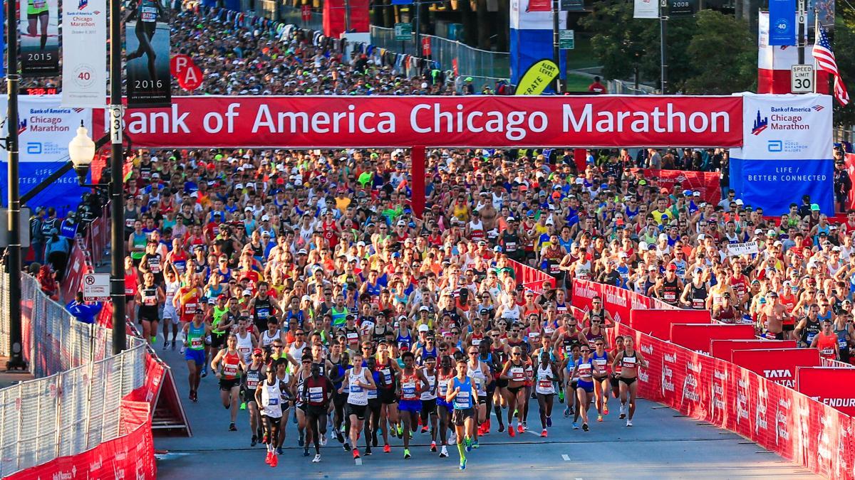 Imagen de archivo del Maratón de Chicago