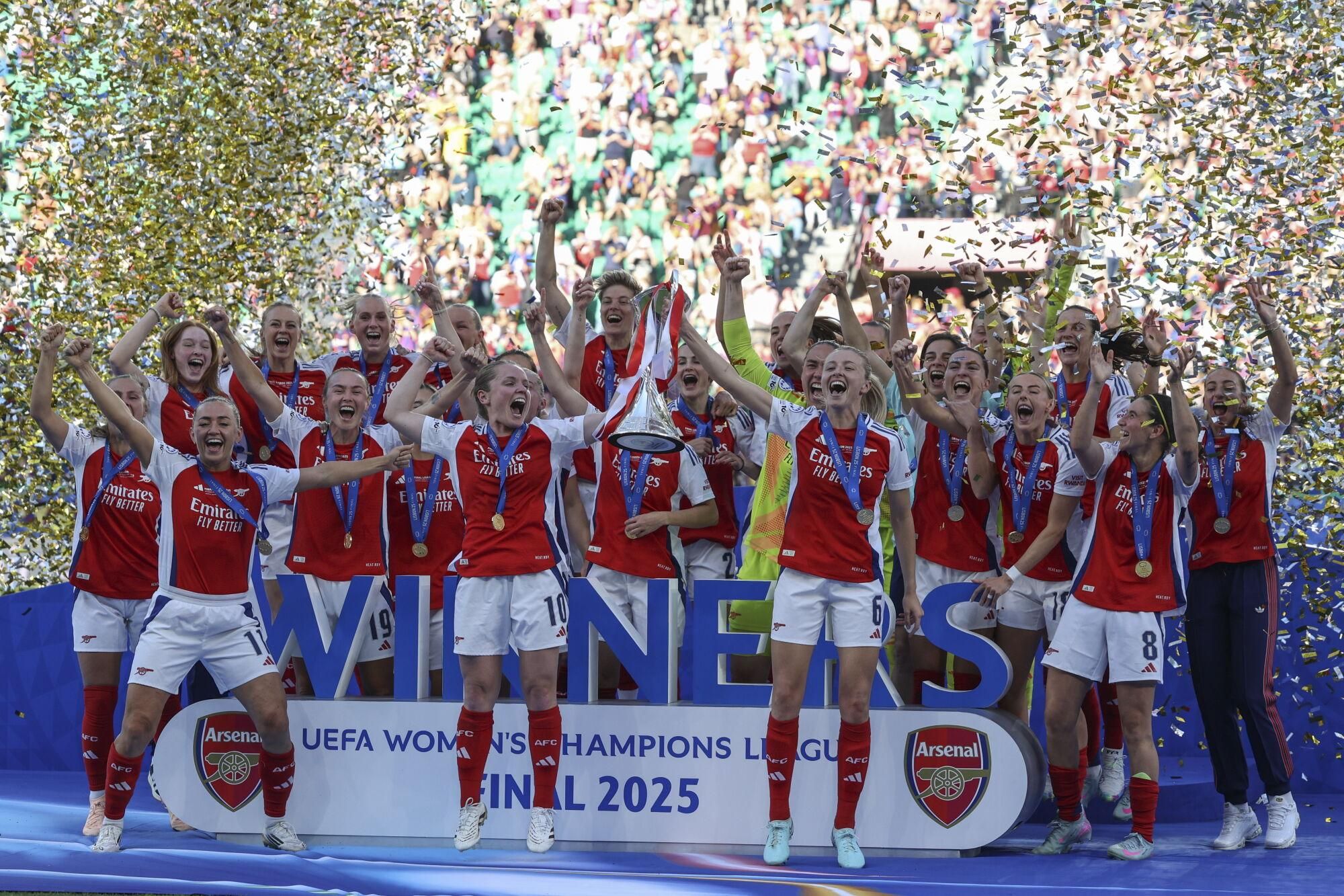 Les imatges de l'Arsenal - Barça de la final de la Champions femenina