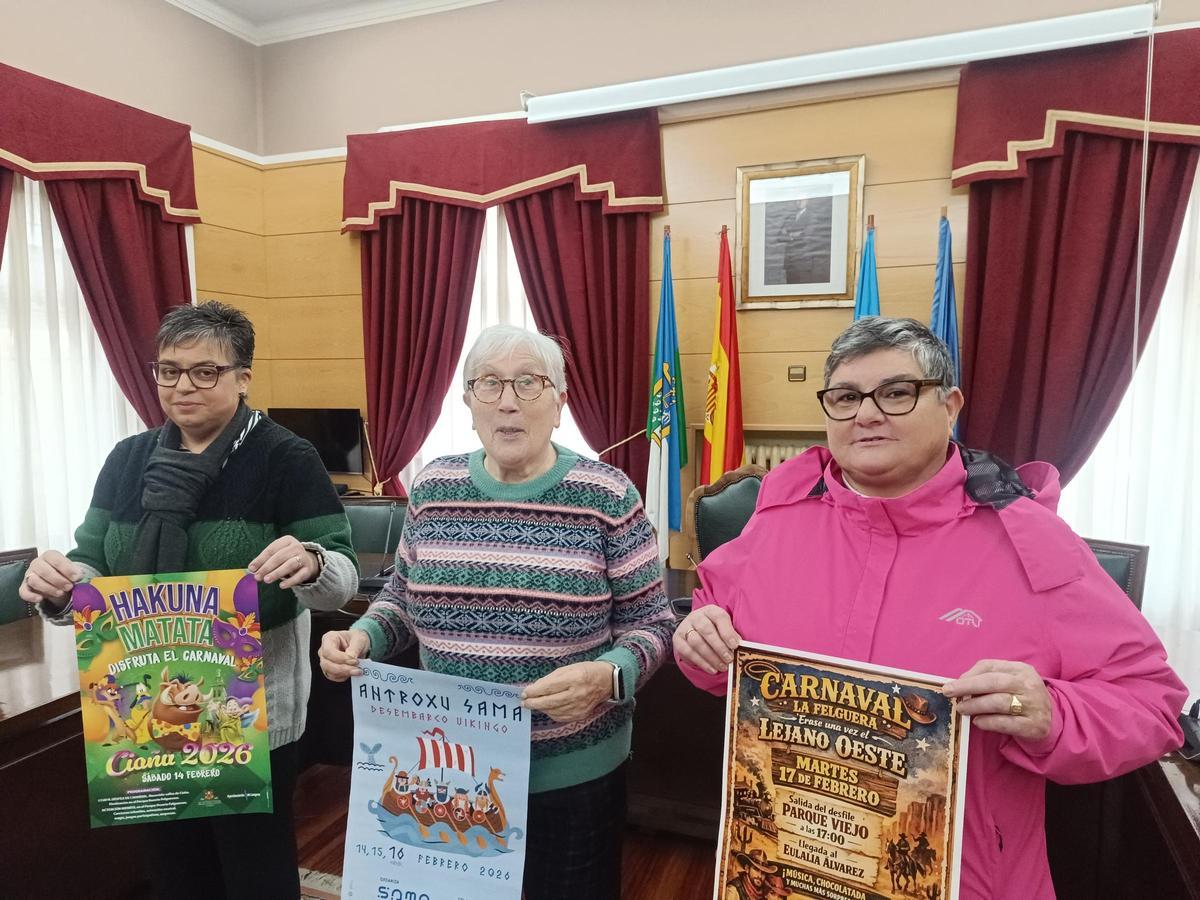 Presentación de los carnavales de Langreo