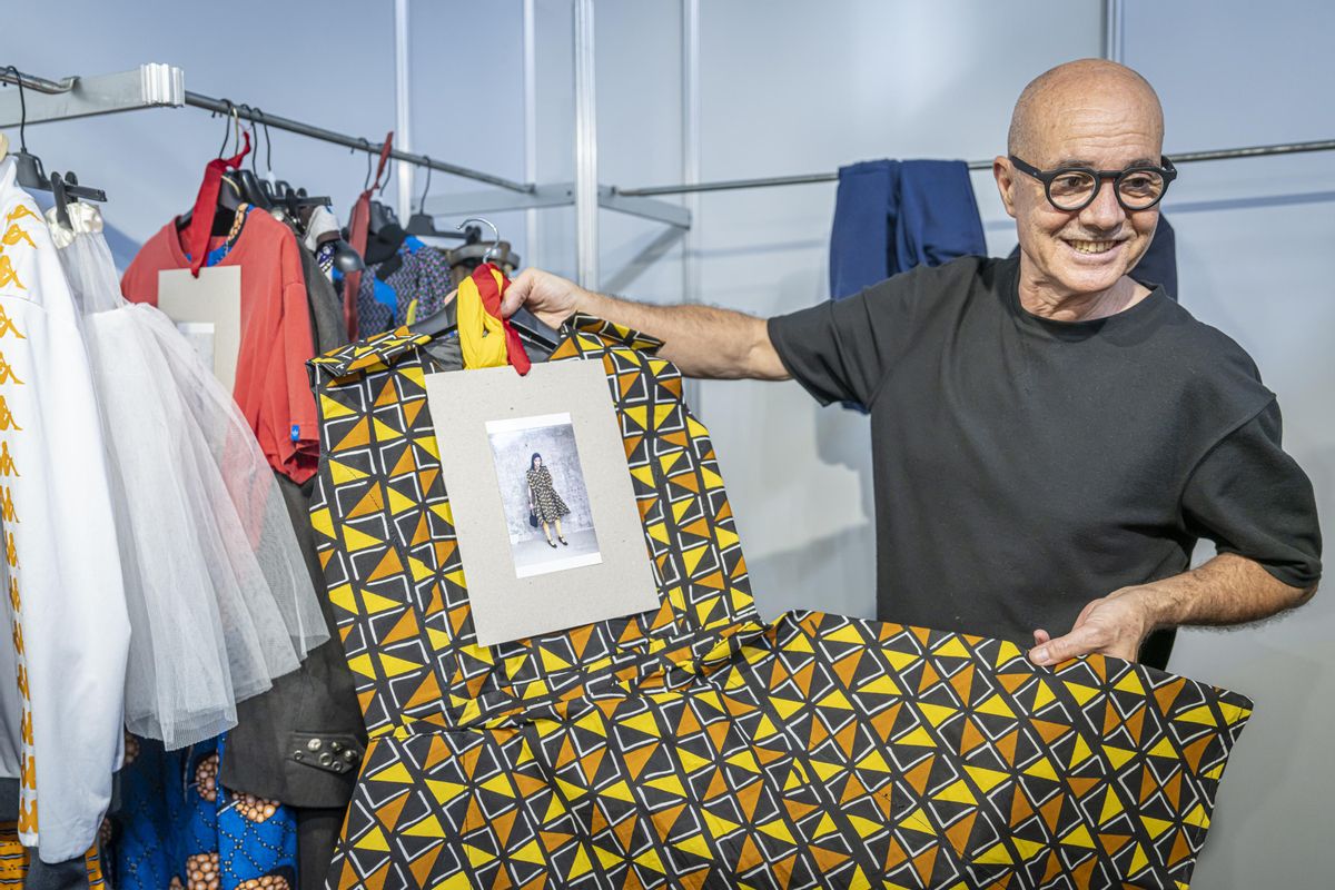 Fermin Serret y Gilles Saint Martin, estilistas de 080 Reborn, en la 080 Barcelona Fashion