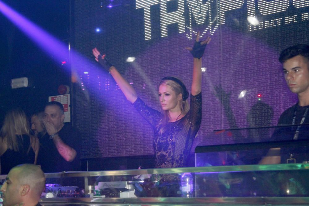 Paris Hilton triomfa a Lloret