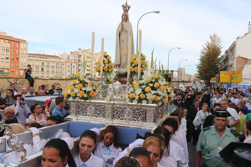 Procesión de la Virgen de Fátima.