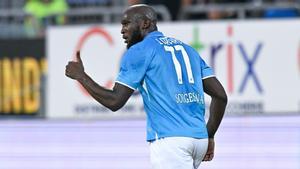 Lukaku, goleador ante el Cagliari