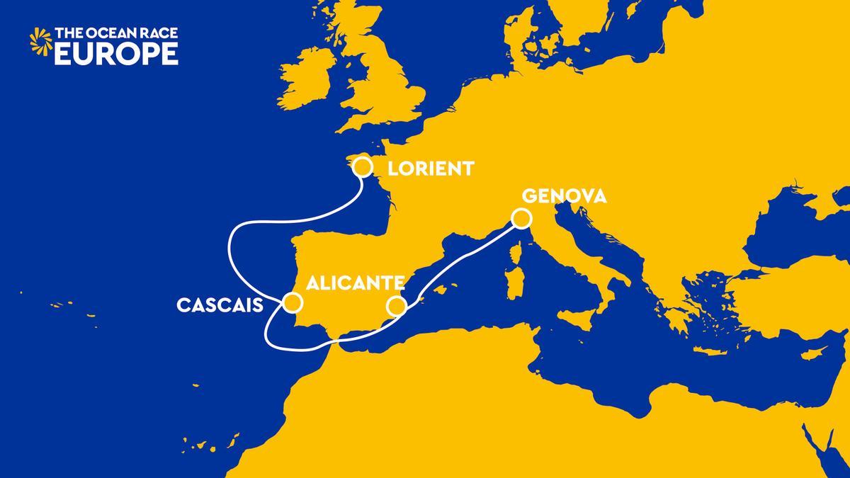 Además de las tres etapas, los equipos también competirán en dos regatas costeras en Cascais y Génova