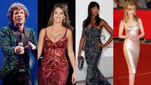 Mick Jagger, Penélope Cruz, Naomi Campbell y Nicole Kidman, con los trajes de L’Wren Scott que salen a subasta.