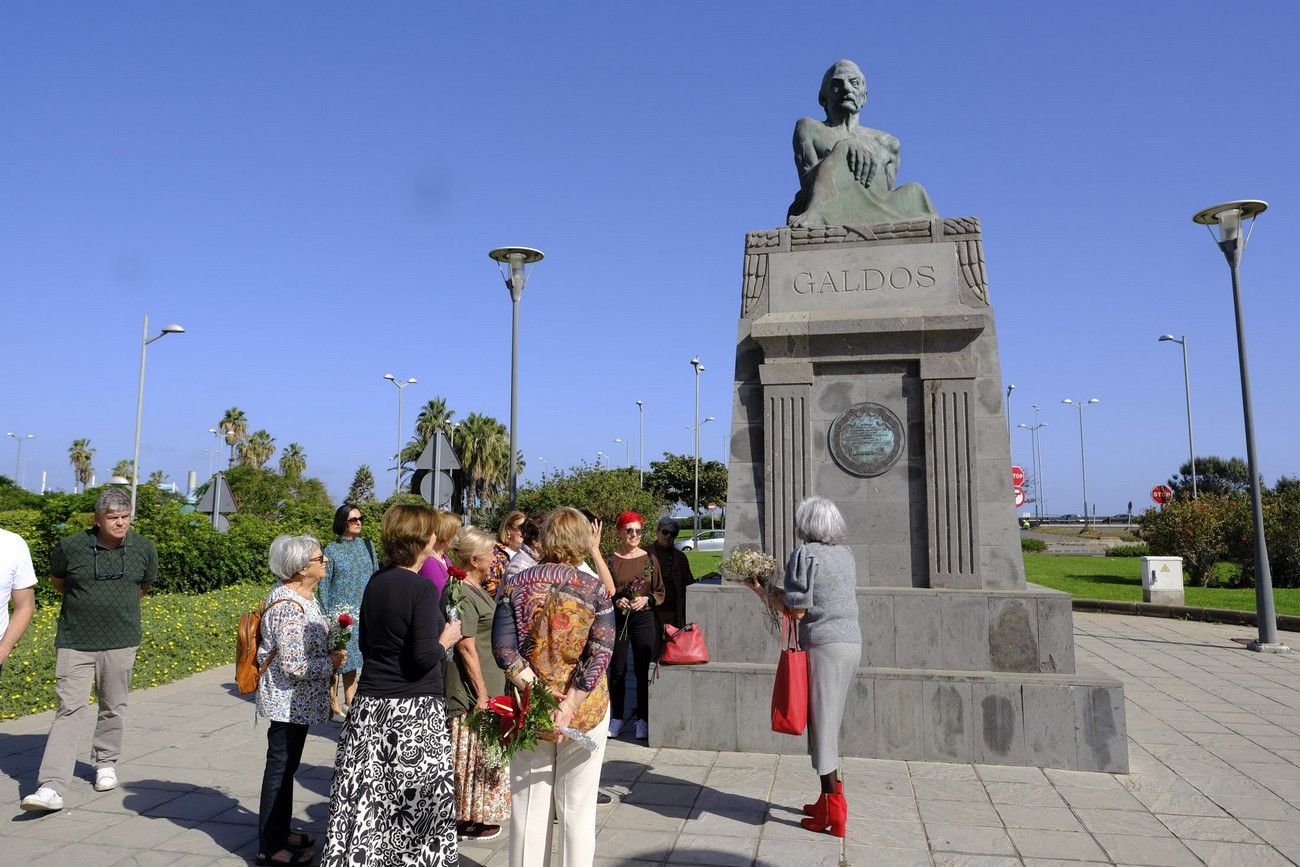 Ofrenda Floral por el 103 aniversario del fallecimiento de Benito Pérez Galdós