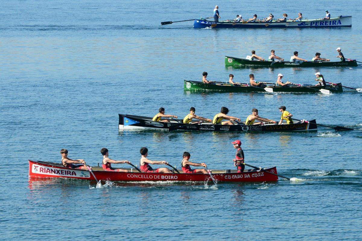 Salida de una de las regatas.