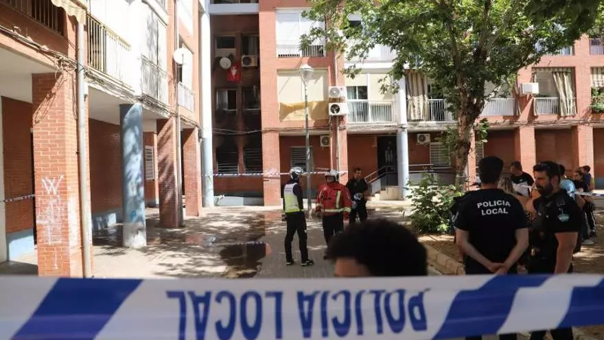 Incendio en el barrio de las Margaritas