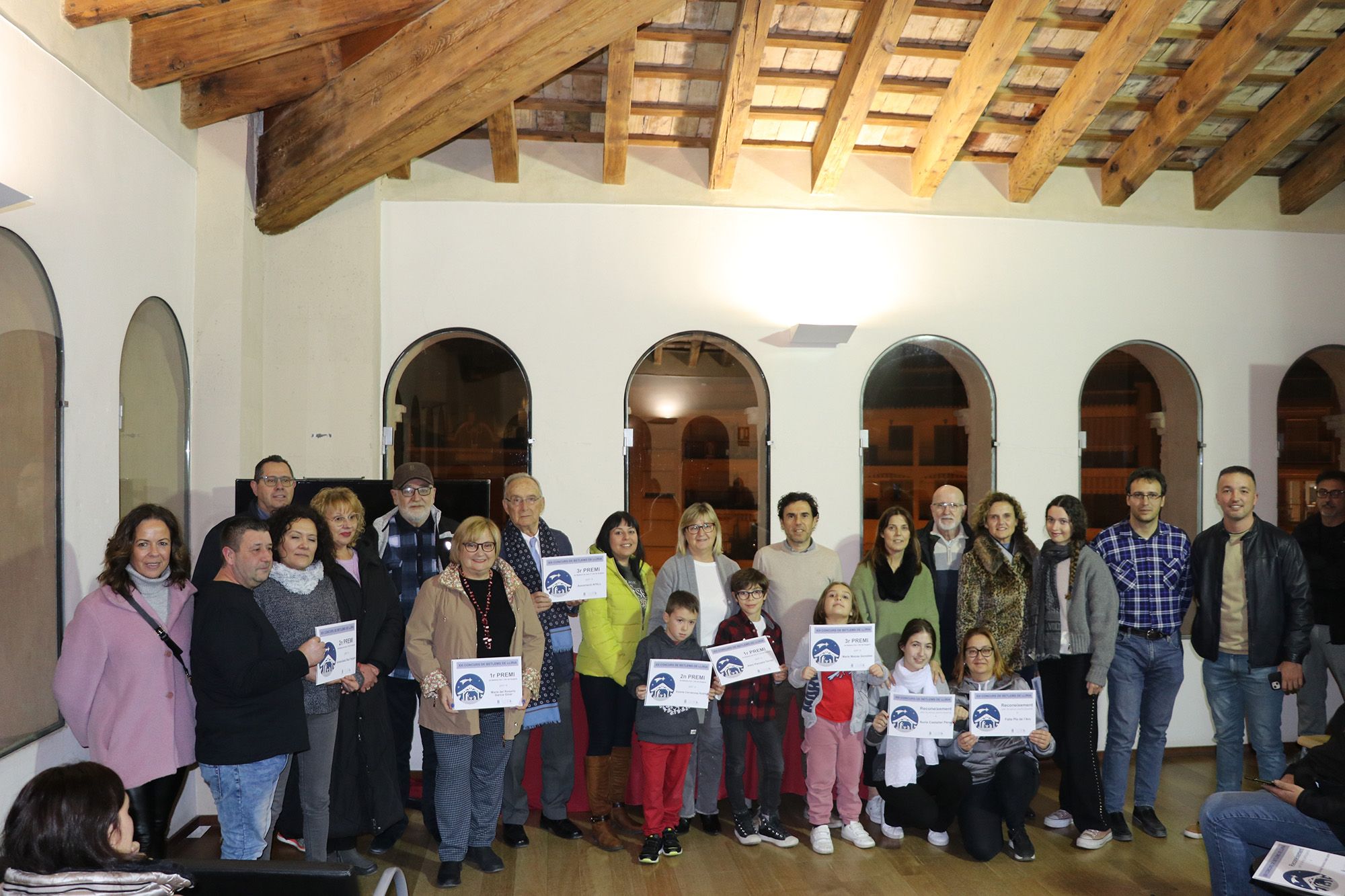 Premiados y participantes concurso belenes