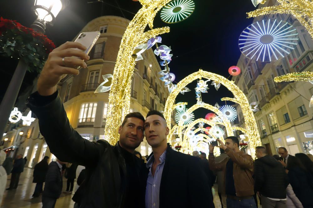 Encendido de las luces de Navidad de Larios en Málaga