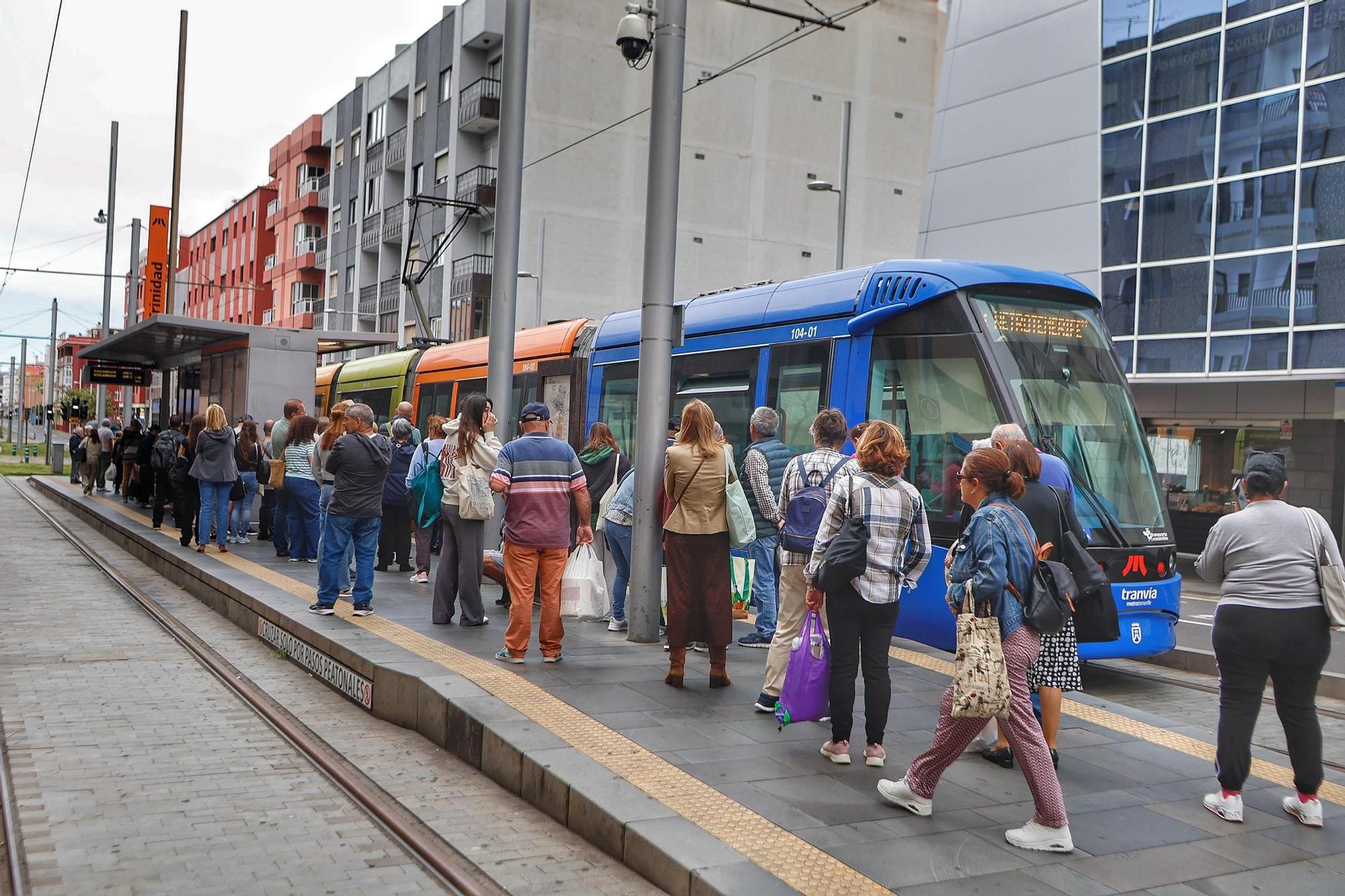 Paralización del servicio del tranvía de Tenerife