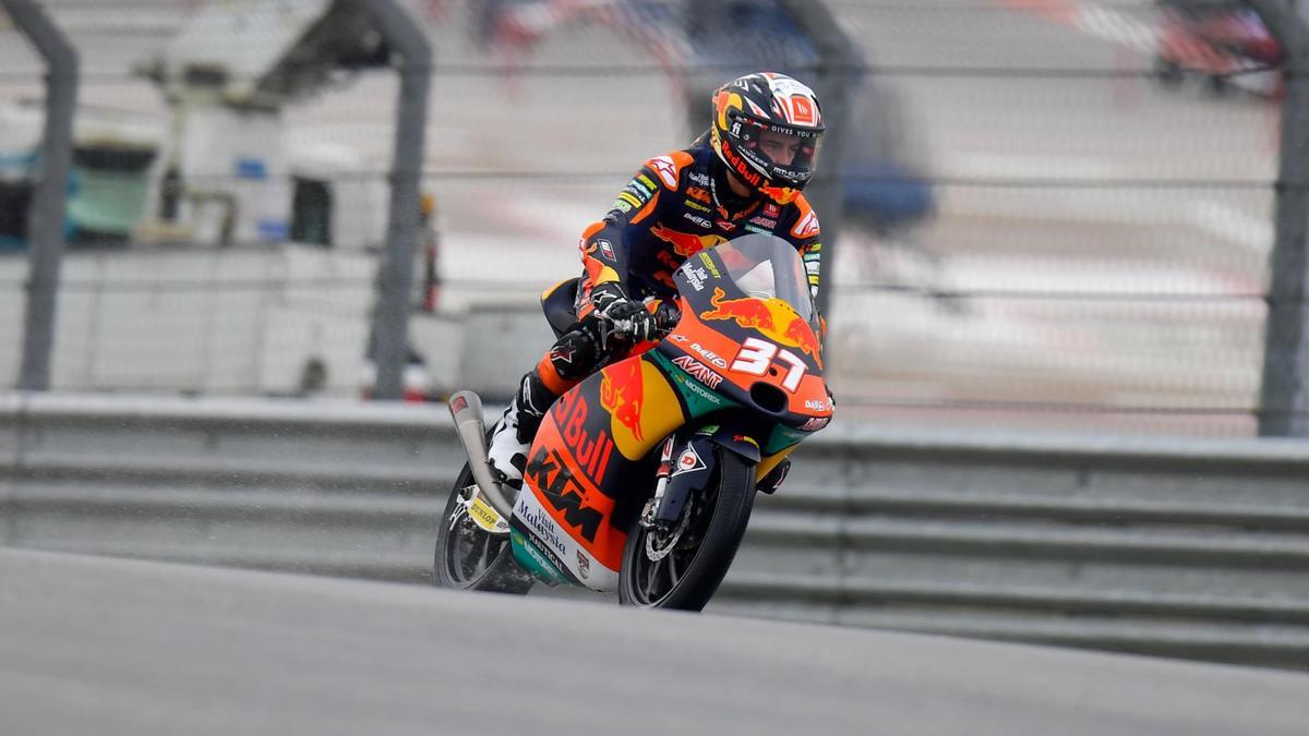 El pilot espanyol de Moto3 Pedro Acosta (KTM) ja és campió del món en Moto3