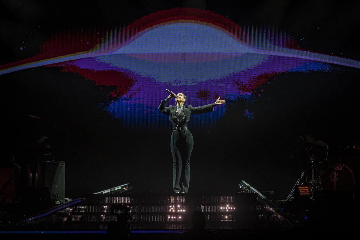 Concierto de Alicia Keys en el Palau Sant Jordi de Barcelona