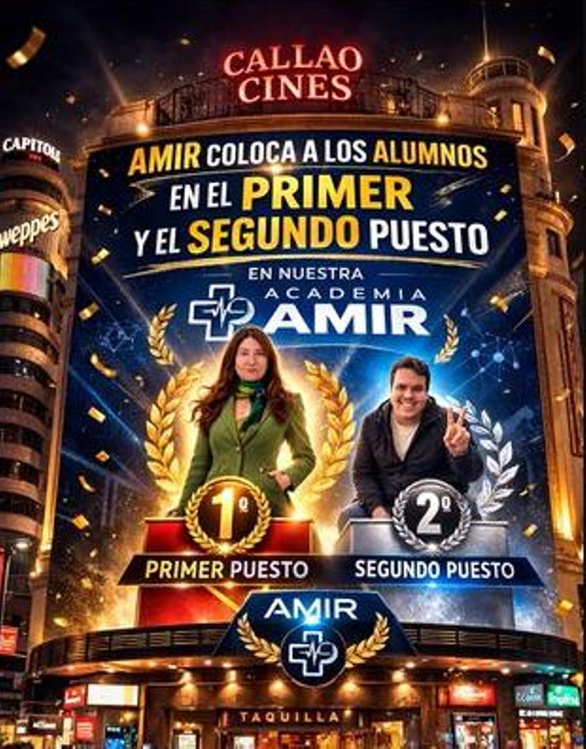 La academia AMIR celebra su resultado en el MIR 2026.