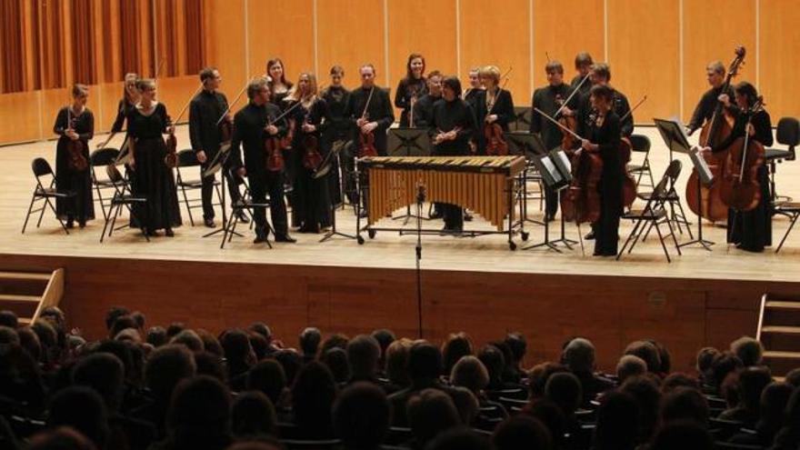 Un momento del concierto, ayer, en el auditorio Príncipe Felipe.