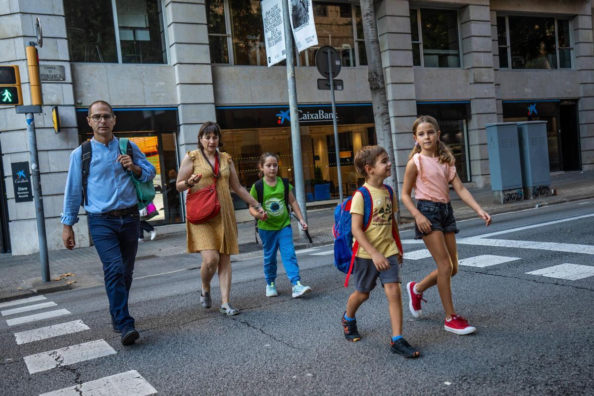 Vuelta al cole en la Escola Pia Sant Miquel de Barcelona