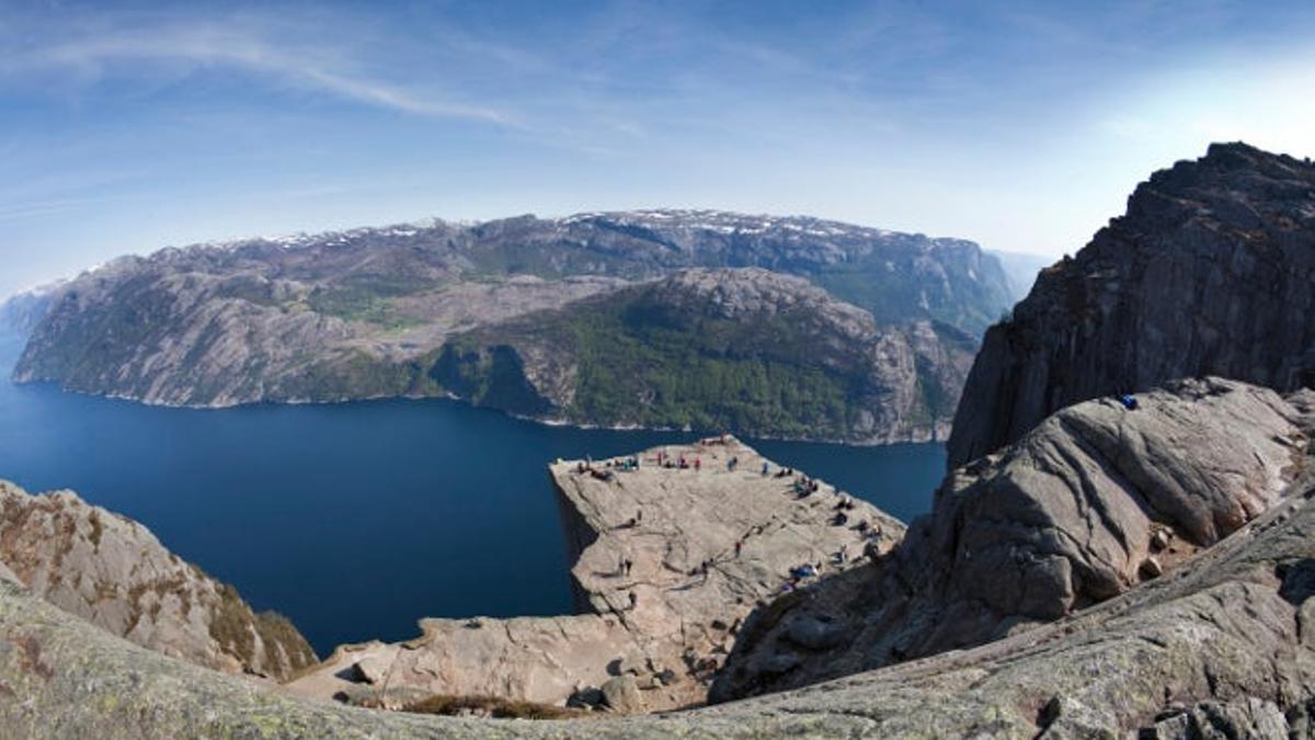 Uno de los impresionantes fiordos de Stavanger