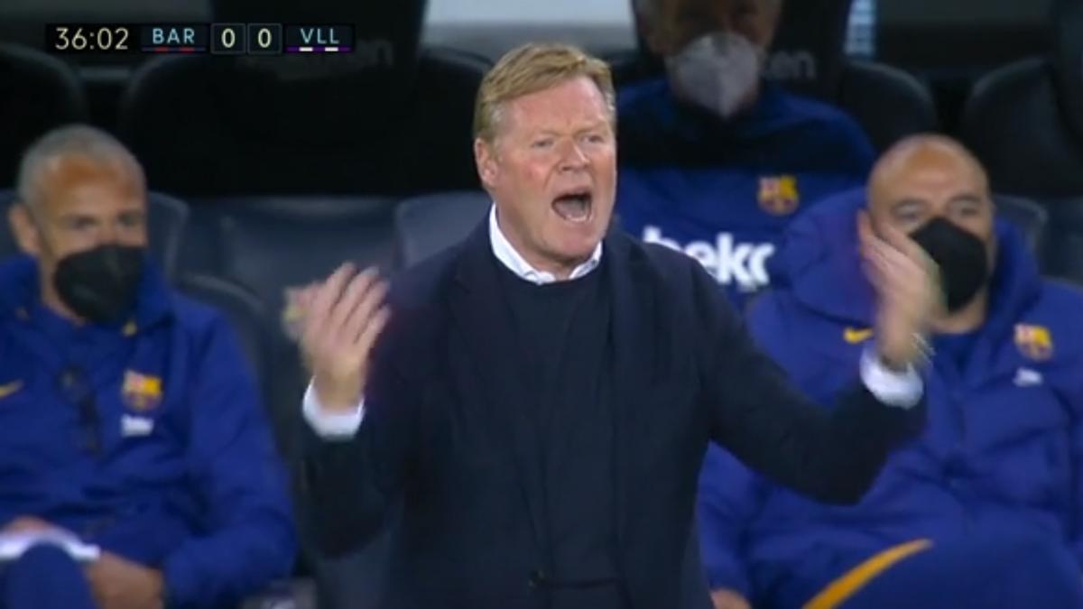 Así vivió Koeman el partido