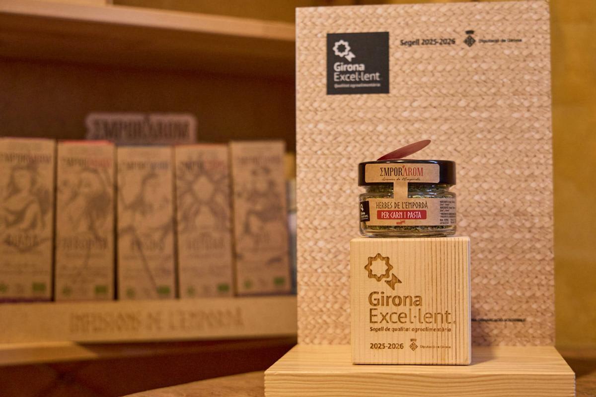 Condiment per a carn i pasta d'Emporarom, guanyador del segell Girona Excel·lent 2025-2026.