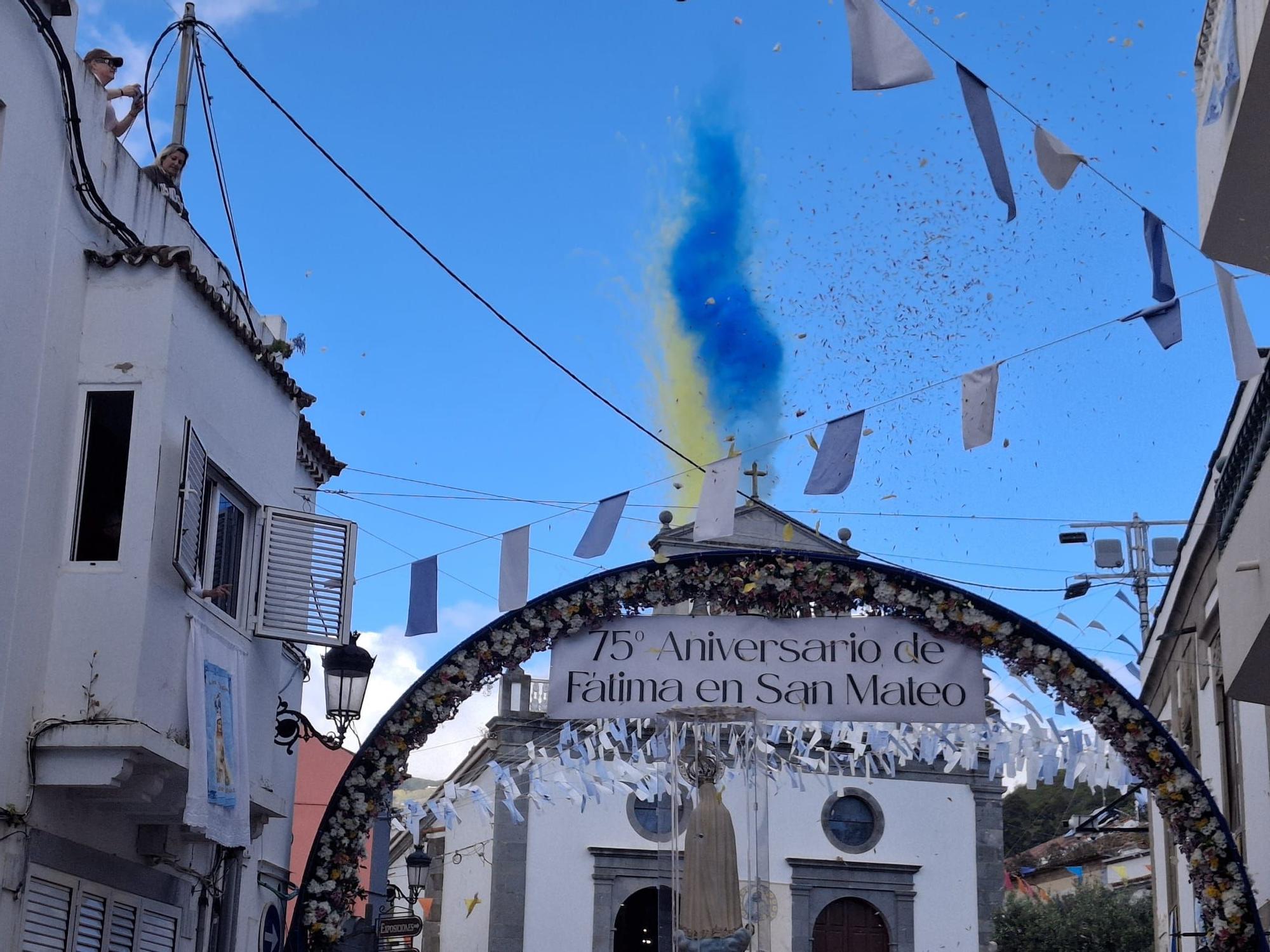Recreación de la Llegada de la Virgen de Fátima a San Mateo