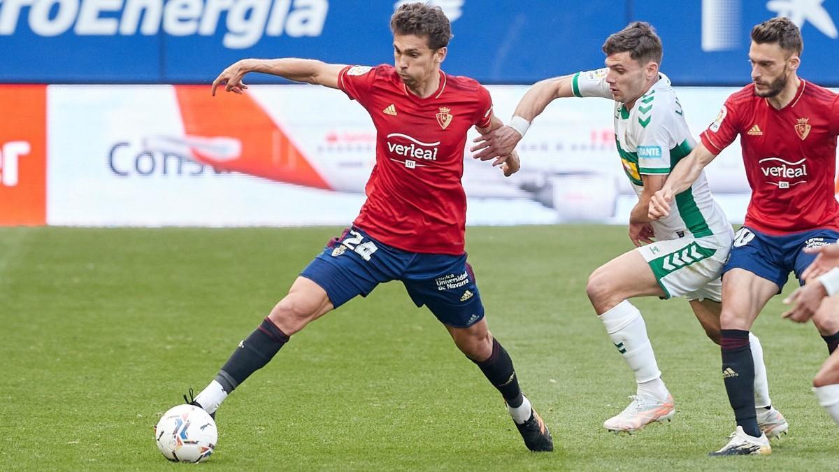 Lucas Torró, en un partido con Osasuna