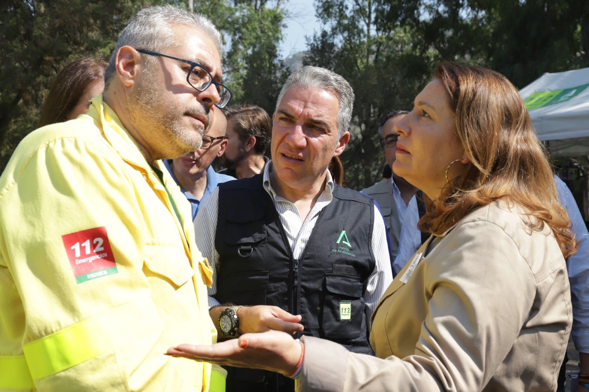 Los candidatos trasladan la campaña electoral al puesto de mando de Benahavís