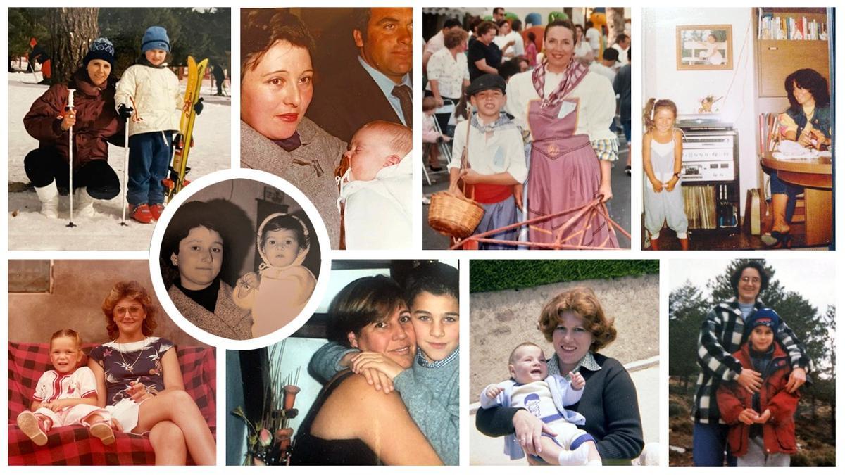 Castellonenses referentes junto a sus madres