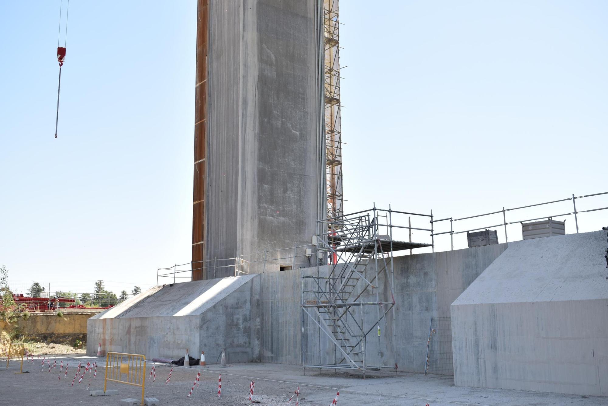 Puente del Centenario en obras