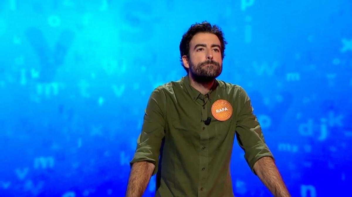 Rafa jugando 'El Rosco' de Pasapalabra