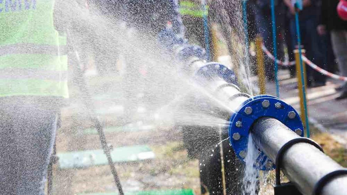 Imagen de una fuga de agua.