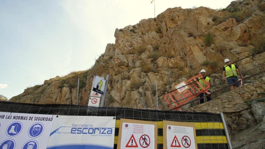 Blanes comença les obres per reforçar la seguretat a la roca de Sa Palomera