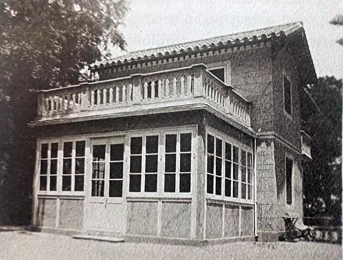 Fotografía de la Hacienda San Guillermo, propiedad de Guillermo Rein y María Teresa Bolín, la finca de la Carretera de Cádiz donde se encontró el busto de Antonino Pío.