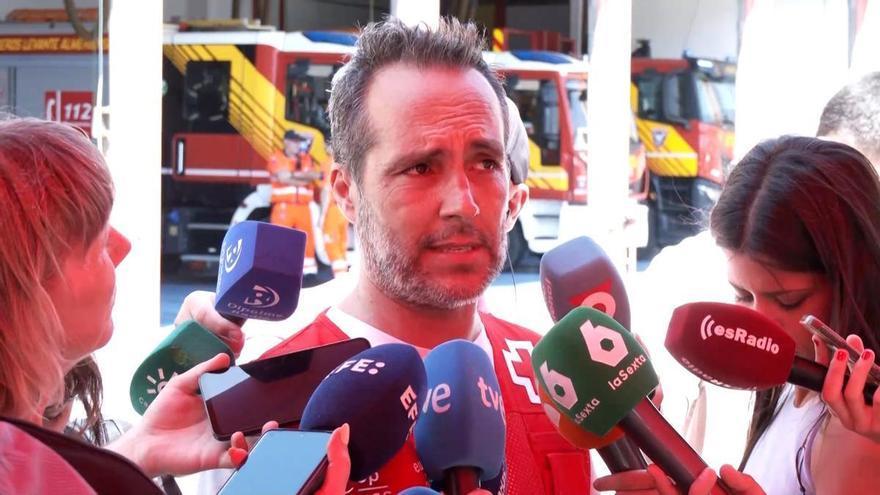 VÍDEO | Cruz Roja atiende a unas 150 personas afectadas por el incendio de Los Gallardos