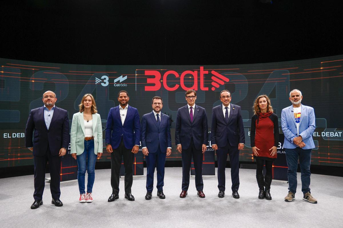 Debate de candidatos en TV3.