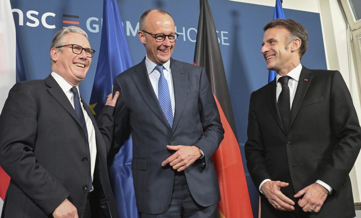 Merz i Macron exhibeixen a Múnic la "nova fortalesa" europea davant Trump