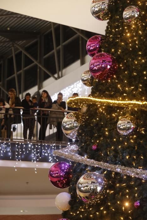 Encesa dels llums de Nadal de l'Espai Gironès amb els Marrecs de Salt