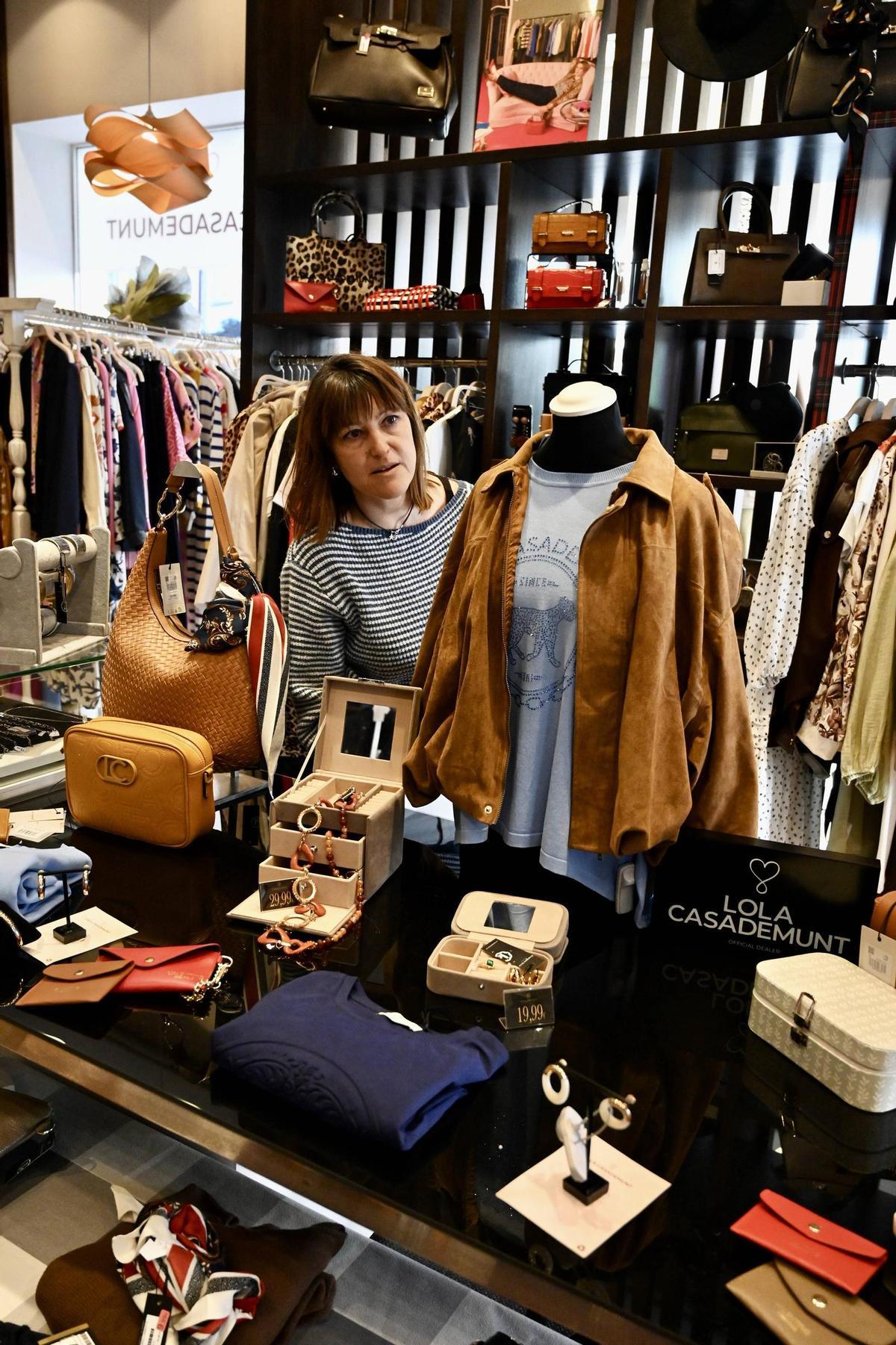 Silvia Magariños, en la tienda de moda Kensingtton Street.