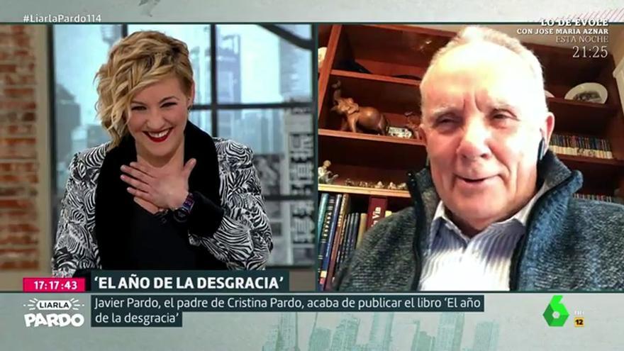 Cristina Pardo, emocionada al entrevistar a su padre por sorpresa: &quot;Estoy muy nerviosa&quot;