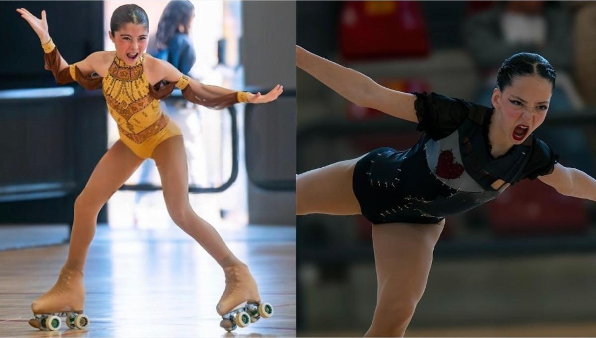 Gala Peris y Vega Escrihuela, en acción, durante un campeonato