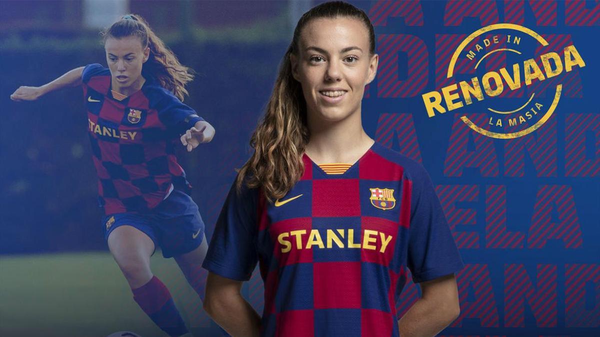 Candela Andújar renueva con el Barça hasta 2022