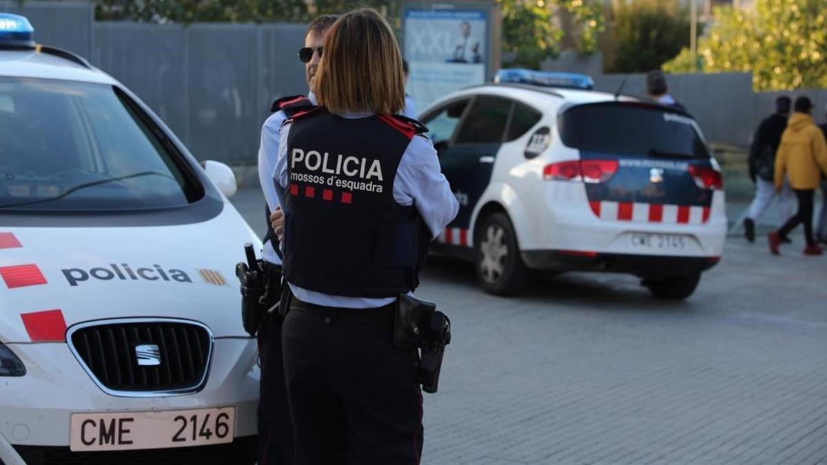 Una patrulla de Mossos d'Esquadra.