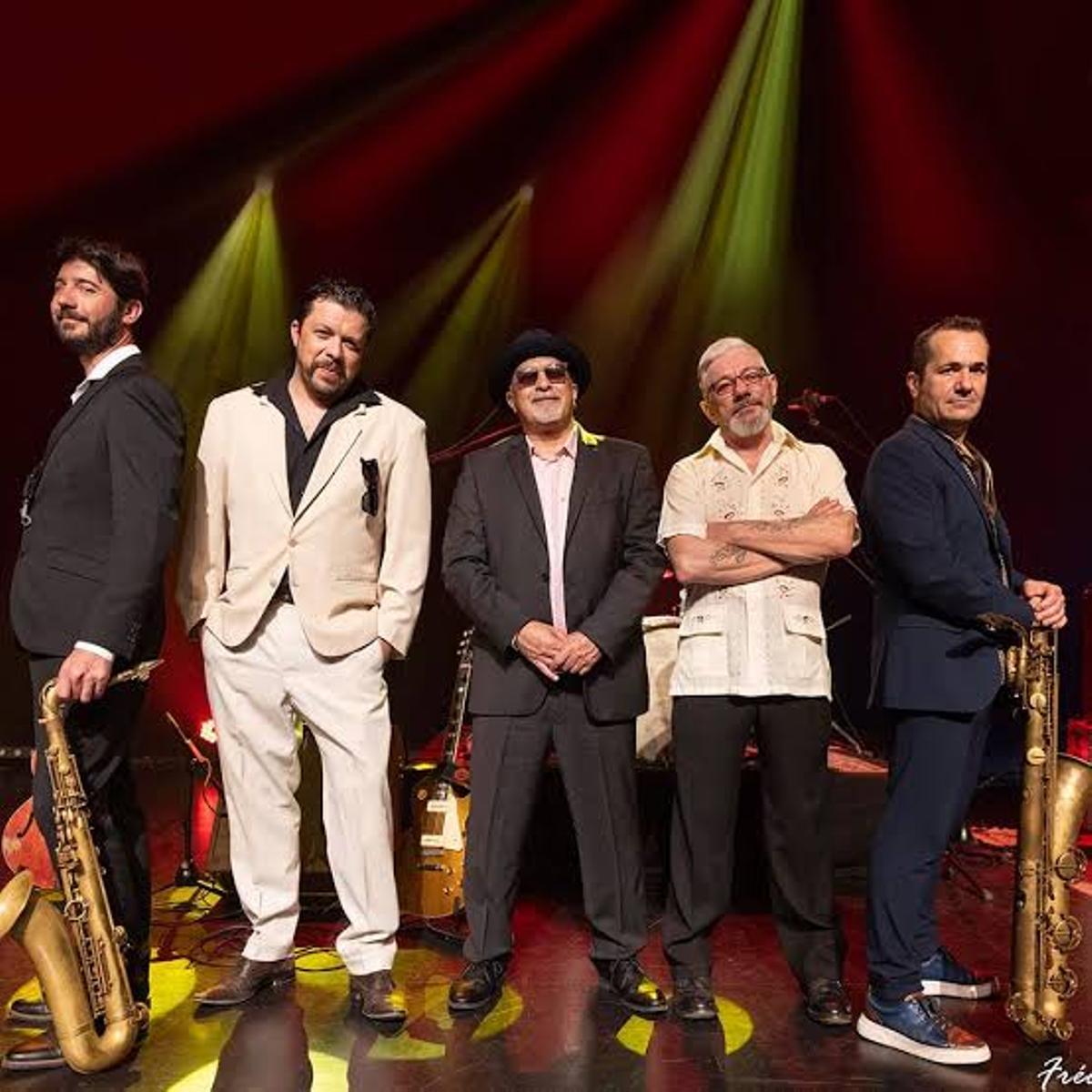 Bernard Sellam &amp; the Boyz from the Hood, en el escenario.