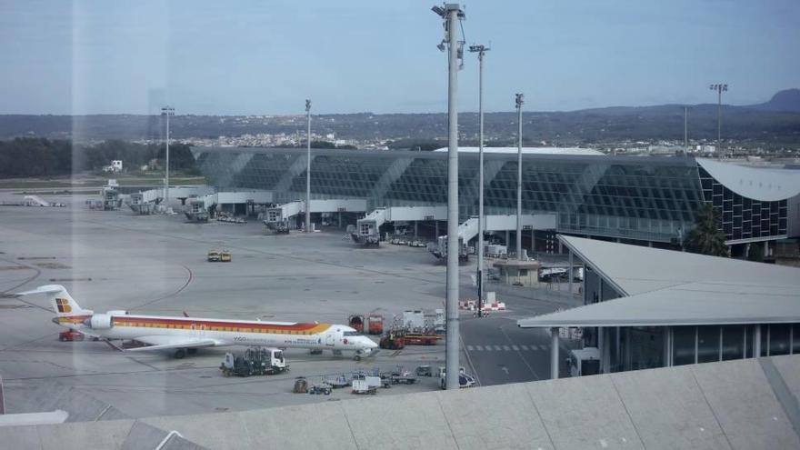 Imagen del aeropuerto de Son Sant Joan.