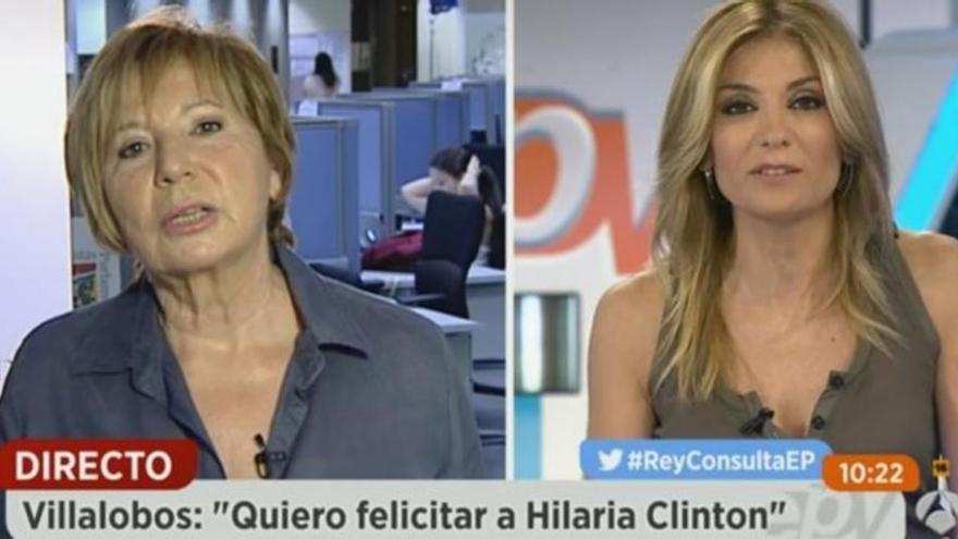 Celia Villalobos castellaniza el nombre de Clinton y felicita a &#039;Hilaria&#039; por su nominación