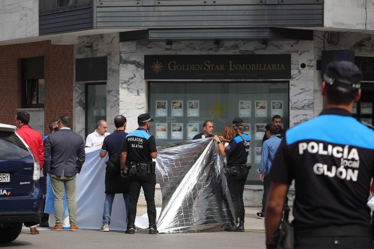 Asesinan al dueño de una inmobiliaria de Gijón