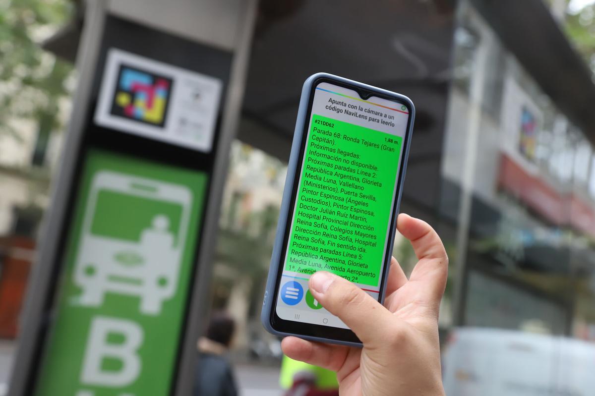 Córdoba, ciudad cada vez más accesible codigos Navilens
