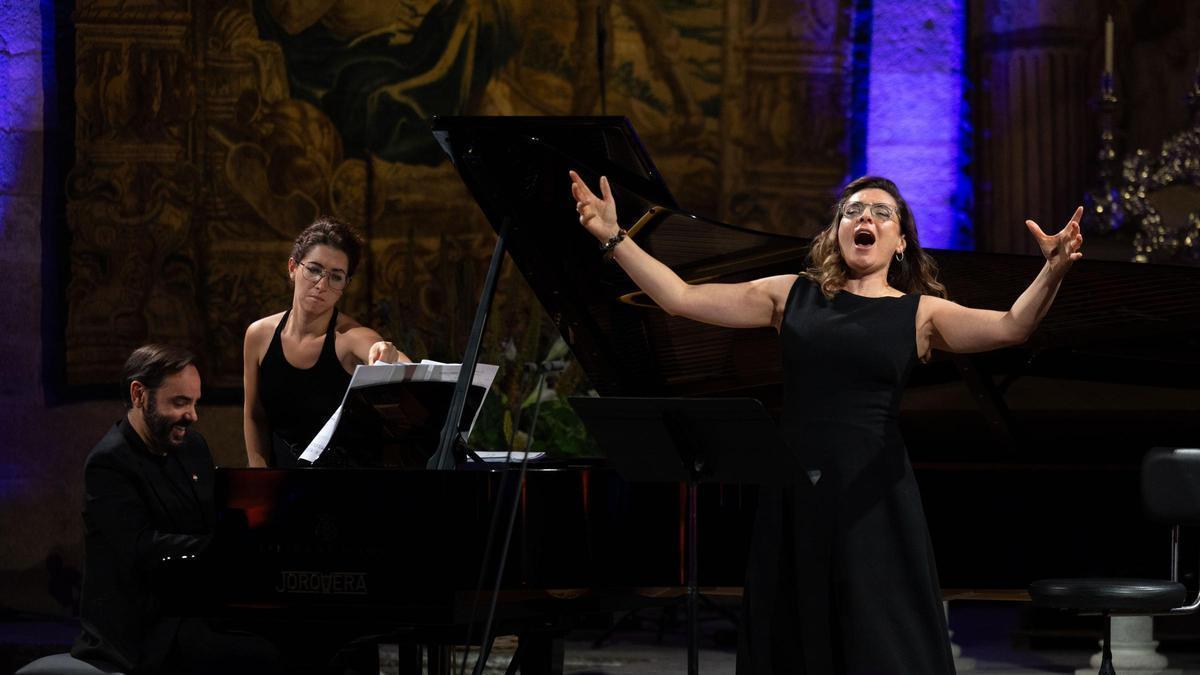 El recital "Diario di una madre" a càrrec de Sabina Puértolas i Rubén Fernández al Festival de Peralada.