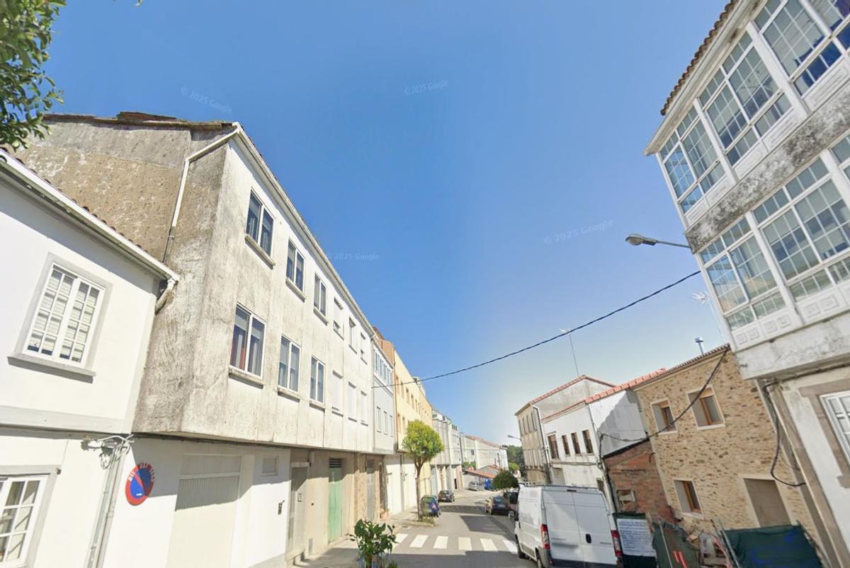 Rúa de Mallou en Santiago de Compostela