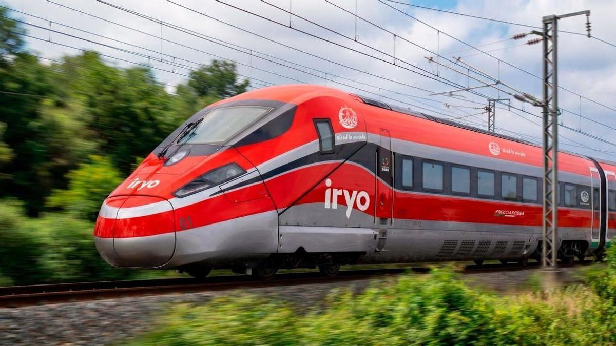 Uno de los trenes de Iryo, en una imagen de archivo.